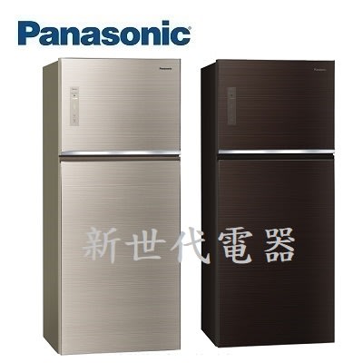 **新世代電器**請先詢價 Panasonic國際牌 422公升1級變頻雙門玻璃電冰箱 NR-B421TG