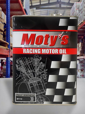 『油工廠』Moty's M110 5W30 RACING MOTYS 100%合成 酯類 性能/競技 5W-30 4L