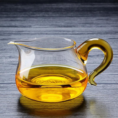 大號玻璃茶海公杯家用耐熱分茶器茶道配件加厚公道杯