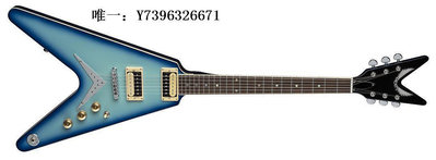詩佳影音現貨 Dean V79/ML79/Z79 F復刻79年代藍色經典異形燕尾電吉他影音設備