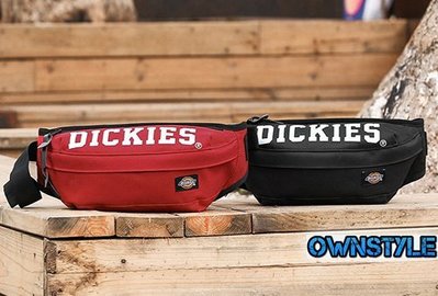 【OwnStyle】Dickies 新款肩背包- 運動 後側背包 腰包 出國 防水 健身 書包 中性 郵差 黑(現+預)