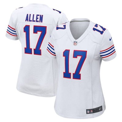 皇萊 NFL布法羅比爾Buffalo Bills橄欖球服17號Josh Allen球衣運動女裝