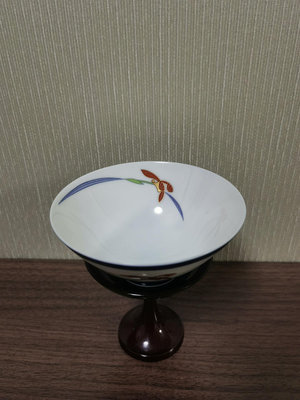 日本回流瓷器香蘭社蘭花碗一只 細節如圖全品未見使用痕跡