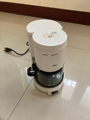 德國 百靈 咖啡壺 BRAUN 咖啡機 白色 4人 0.4L (KF-12 KF12)