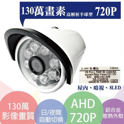 昌運監視器 AHD 百萬畫素/960P 1/4 CMOS/8陣列式LED/台灣製造
