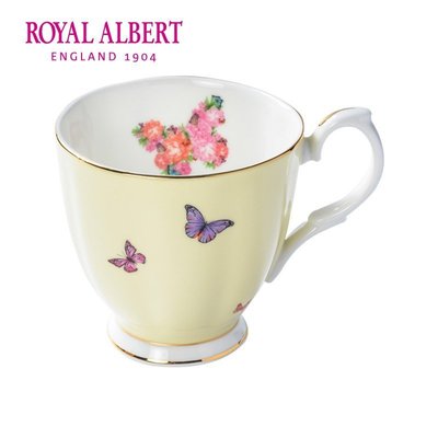 下殺-馬克杯【自營】Royal Albert皇家阿爾伯特米蘭達聯名款骨瓷馬克杯咖啡杯~特賣