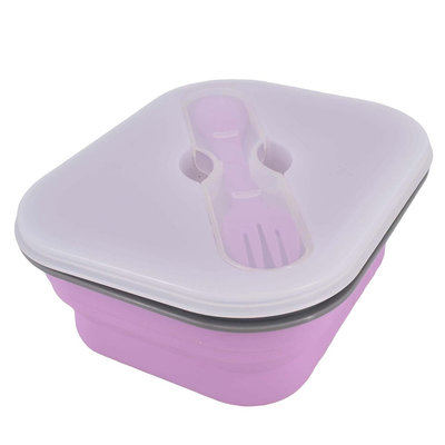 金卡價168 二手 Lexngo可折疊快餐盒附餐具 紫色 399900025221 04