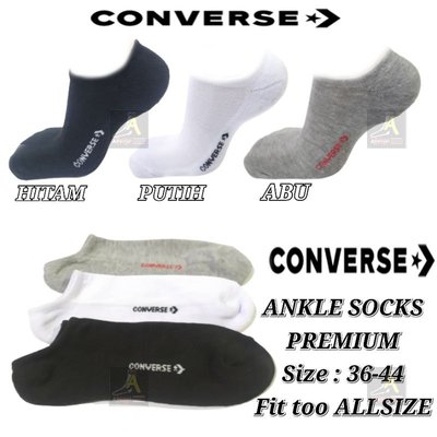 Converse CONVERSE 襪子厚及踝襪 滿599免運