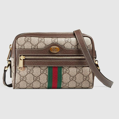 二手 GUCCI 517350 Mini Ophidia GG Supreme 相機包