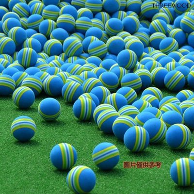 [補風者] 10pcs 高爾夫彩虹球 EVA泡棉球 室內練習球 海綿球 遊樂場玩具球-master衣櫃3