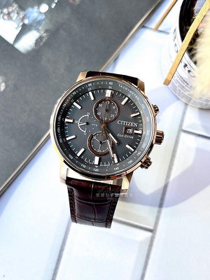 CITIZEN 星辰 Eco-Drive 光動能情人節推薦紳士腕錶 CA0843-11H 公司貨 亞洲限定款