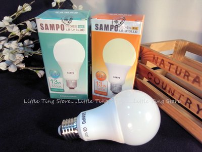 SAMPO聲寶LED 省電燈泡 LED燈泡 球型燈泡 13W 黃光/ 白光