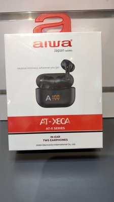 AIWA 愛華 AT-X80A 無線藍牙立體聲耳機 ATX80A IPX4 防水等級 長效電力 單耳僅3.5克