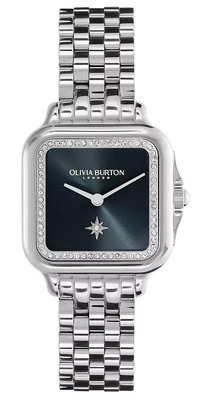 Olivia Burton Classic Square Ø 28mm ❘ 璀璨晶鑽方形時尚腕錶