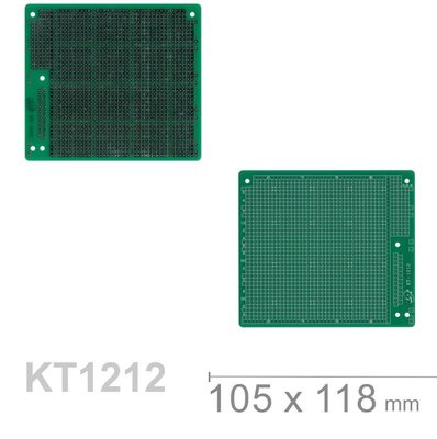 『聯騰．堃喬』KT-1212 105 x 118 mm 單面 41 x 40 孔 FRP  PCB板 萬用電路板