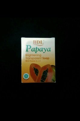 印尼 木瓜水晶洗面皂(Papaya BDL)/1塊/90g