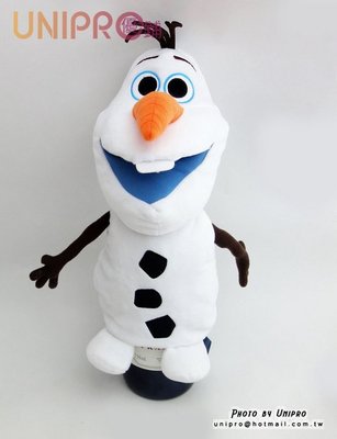 【UNIPRO】冰雪奇緣 FROZEN 雪寶 OLAF 絨毛 40公分 手偶 HAPPY SNOW MAN