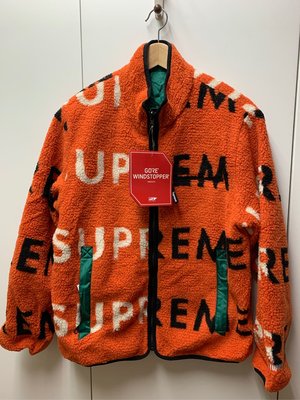 Supreme Reversible Logo Fleece Jacket