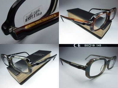 信義計劃 眼鏡 Jean Paul Gaultier 55-7001  日本製 光學眼鏡 膠框 Eyeglasses .