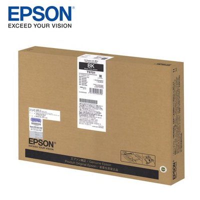 【Pro Ink 原廠盒裝墨水匣】EPSON T970 T970100 WF-M5299 WF-M5799 黑色‧含稅