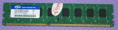 【寬版雙面】 Team Group 十銓 DDR3-1333 4G 桌上型正常使用拆下二手記憶 (原廠終身保固)