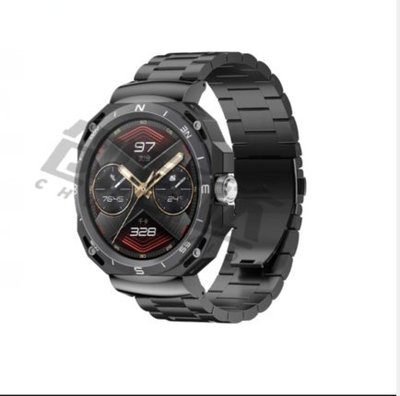 適用新款華為WATCH GT Cyber表帶手表金屬三株不銹鋼替換帶專用正品促銷