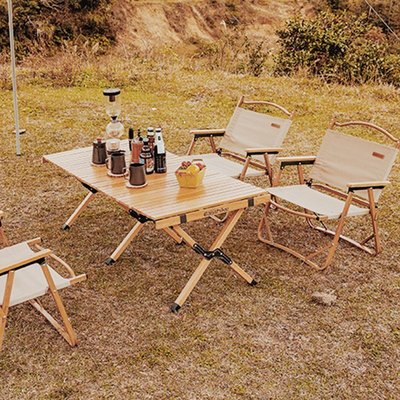 熱銷 戶外便捷式桌椅野餐桌旅行折疊桌野營桌地攤折疊桌露營蛋卷桌