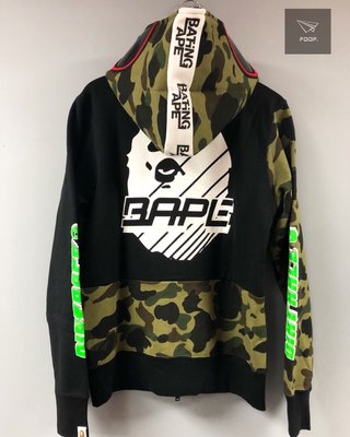 最も ZIP 激安正規品 BAPE パーカー DIRTRAS ア BMX MASK BMX FULL ZIP