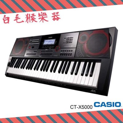 《白毛猴樂器》CASIO 卡西歐 CT-X5000 電子琴 61鍵 自動伴奏琴
