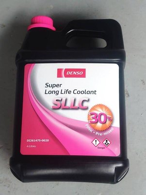 DENSO 電裝 超長壽命冷卻液 SLLC 水箱精 粉紅色 耐腐蝕性 30% 1公升190/瓶