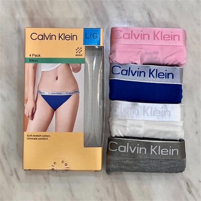 (PSM街頭潮流選)現貨 CALVIN KLEIN 正品公司貨 經典款比基尼女三角內褲四入組