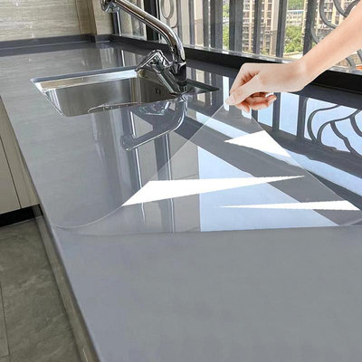 廚房台面灶台防油家具保護膜大理石透明石英石貼膜桌子耐高溫貼紙