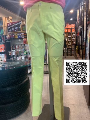 全新 DESCENTE科技尖端布料 日系 SRIXON Golf 高爾夫長褲 休閒長褲(黃) 舒適好著 運動時尚