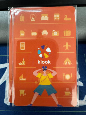 (記得小舖)Klook機場限定台灣小吃 悠遊卡紅色款（含400儲值金） easycard儲值卡 全新未拆台灣現貨