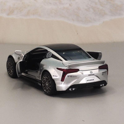 雷克萨斯模型車 1:32 仿真 合金車 迴力車 聲光玩具車 凌志 Lexus LC500 模型 汽車模型 玩具車 收藏品