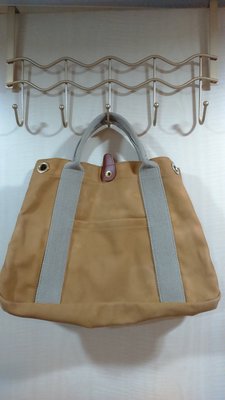 木之庄 ~~ Kinoshohampu ~~ 木の庄 帆布 側背包 手提包4/30前購買再降400元 只有一個