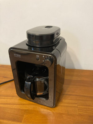日本siroca 自動研磨咖啡機 (SCA1210 SC-A1210) 附玻璃壺