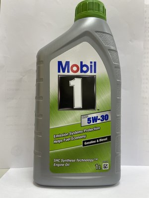【油大亨】《Mobil 1》ESP 5W30 SHC合成機油1L(法國原裝原瓶進口)