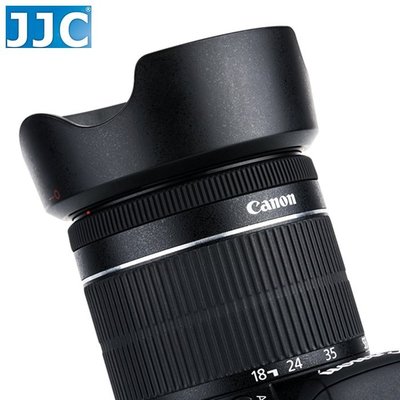又敗家JJC佳能Canon副廠EFS 18-55mm F3.5-5.6 IS STM相容原廠Canon遮光罩EW-63C遮光罩EW63C遮光罩EW-63C太陽罩