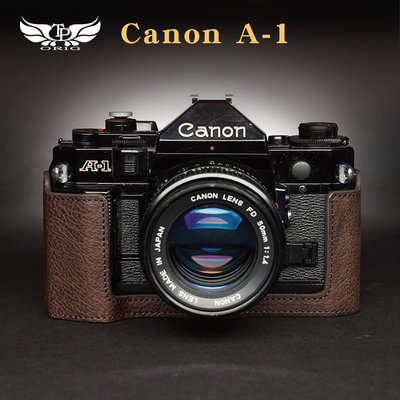小馨小舖【TP Canon A1 NEW A-E1 真皮相機底座】相機皮套 相機包