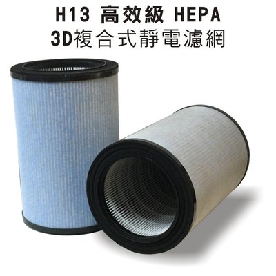 JAIR-P550 等離子除菌清淨機 專用濾網 H13HEPA濾網 3D靜電除塵 過濾PM2.5 大坪數