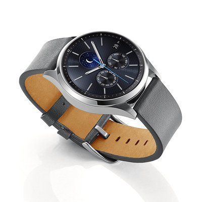 丁丁 Tic watch 1 三星 Gear S3 運動智能手錶錶帶 華米 amazfit 平紋真皮錶帶 22mm