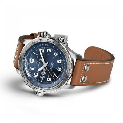 Hamilton 漢米爾頓 Khaki X-Wind御風者自動腕錶-藍 H77765541
