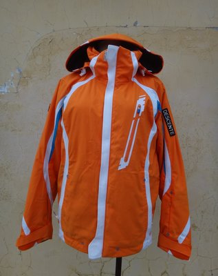 jacob00765100 ~ 正品 DESCENTE 橘色 機能登山外套/滑雪服 size: SS