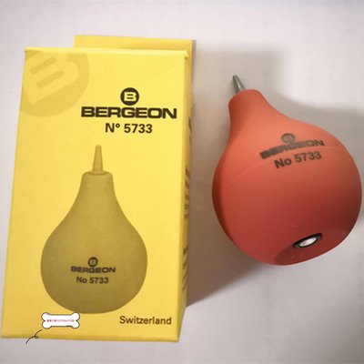 現貨熱銷-修表工具 瑞士進口BERGEON 5733 軟膠吹風球 吹灰塵球