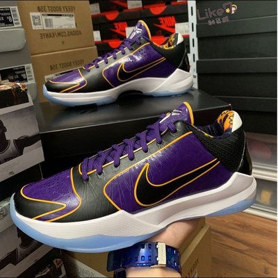 【正品】Nike Kobe 5 Protro Lakers 紫金 湖人 籃球鞋 Cd4991-500 現貨
