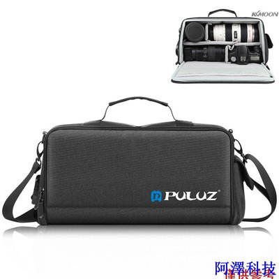 安東科技Kkmoon PULUZ PU5016B 相機吊帶包防震相機包大容量單肩包適用於 DSLR/ SLR/無反光鏡相機可折疊