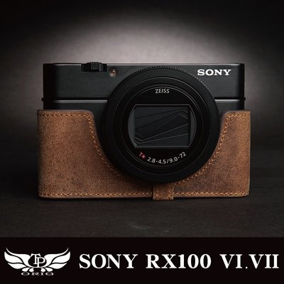 【台灣TP】SONY RX100VI RX100VII RX100M6 RX100M7  真皮相機底座(無D扣環) 牛皮
