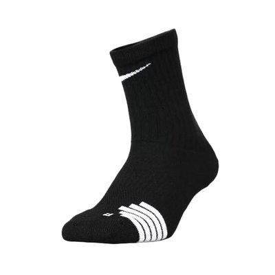 NIKE ELITE CREW 黑色籃球襪子 中筒襪 加厚運動襪子 1雙入 SX7622-013