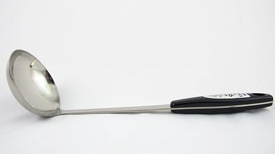 【綠心坊】台灣製 #316 不銹鋼大湯勺 33cm 防燙握柄設計 不鏽鋼大湯匙
